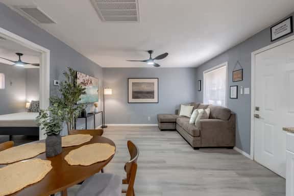 1BR 1BA Chic Home King Bed Smart TVs - Image 1
