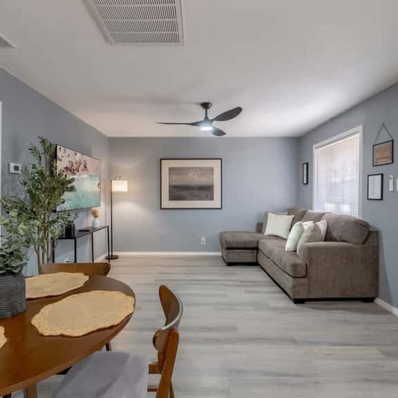 1BR 1BA Chic Home King Bed Smart TVs - Image 1
