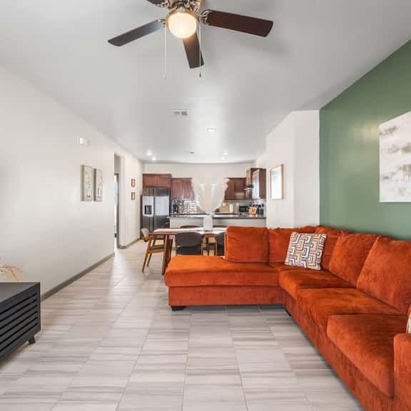 Modern 2BR 2BA Home King Bed Smart TVs D - Image 1